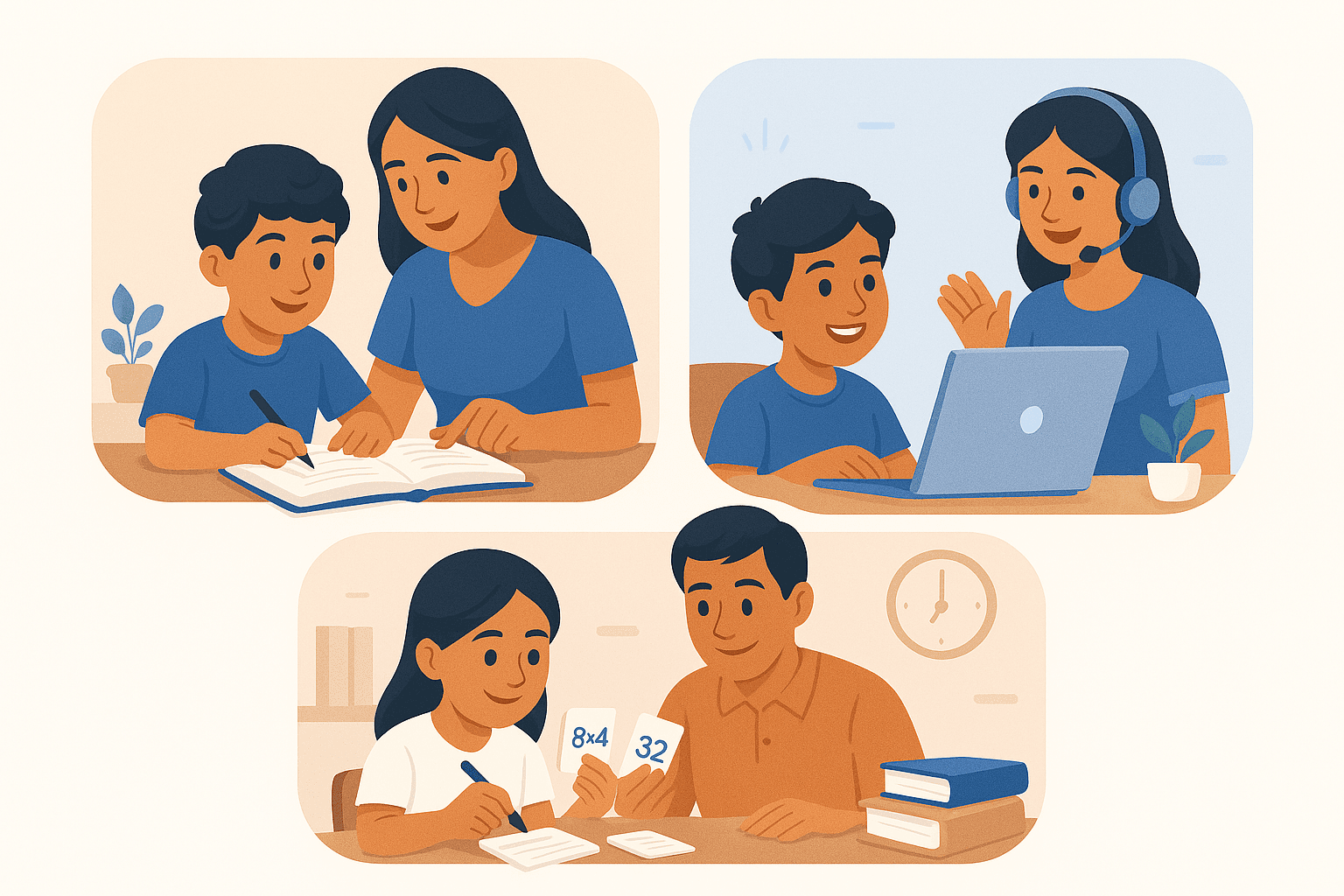 Different tutoring approaches for personalized learning
